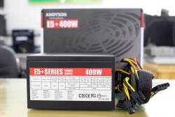 Bộ nguồn máy tính cao cấp ANDYSON E5+ 400W. fan 12cm. black