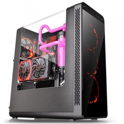 CASE THERMALTAKE VIEW 27 RING RGB TEMPERED GLASS (CA-1G7-00M1WN-00)