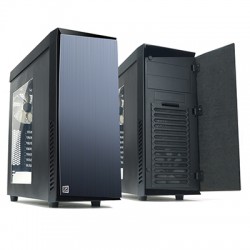 CASE ATX ZALMAN R1 BLACK MID TOWER SILENT