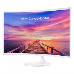 Màn hình cong 32" SAMSUNG LC32F391F, độ phân giải Full HD, tần số quét 60Hz, 4Ms, super slim design, màu trắng