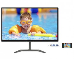 MONITOR PHILIPS 23.6 - Model: 246E7QDSB BLACK (PLS/HDMI/DVI/DSUB/Đen)