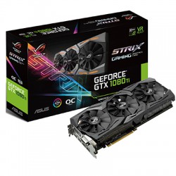 VGA CARD ASUS ROG STRIX GTX1080TI O11G GAMING 11GB OC 3 FAN AURA SYNC