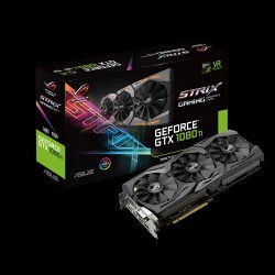 VGA CARD ASUS ROG STRIX GTX1080TI 11G GAMING 11GB 3 FAN AURA SYNC