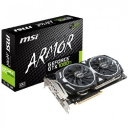 VGA CARD MSI GTX1080Ti 11GB ARMOR OC DDR5 256BIT 2 FAN