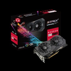 VGA Card ASUS RX570-O4G-GAMING STRIX 4GB DDR5 256BIT AURA RGB LED