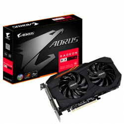 VGA CARD GIGABYTE RX570 AORUS GAMING 4GD DDR5 256BIT 2 FAN