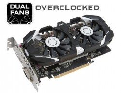 VGA CARD MSI GTX1050 2GB TIGER 2GT OC DDR5 128BIT 2 FAN