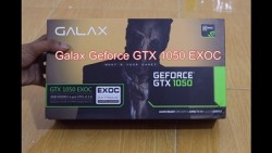 VGA CARD GALAX GTX1050EX-OC 2GB-DDR5-128BIT. PCI EX 16X 3.0. 2 FAN