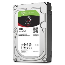 HDD 3.5 SEAGATE 8TB IRONWOLF SATA 3 256MB 7200R (ST8000VN0022) FOR NAS