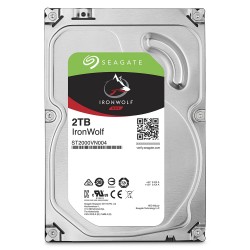 HDD 3.5 SEAGATE 2TB IRONWOLF SATA 3 64MB 5900RPM (ST2000VN004) FOR NAS