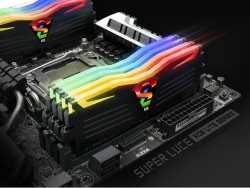 RAM DDR4 8GB Bus 2400Mhz GEIL SUPER LUCE RGB (GLC416GB2400C16DC) 1 THANH