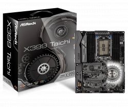 MAINBOARD ASROCK X399 TAICHI. AMD THREADRIPPER LGA TR4. DDR4x8
