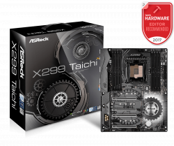 MAINBOARD ASROCK X299 TAICHI. S-V-L. LGA2066. DDR4x8
