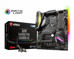 MAINBOARD MSI Z370 GAMING PRO CARBON AC. LGA 1151V2. DDR4x4. HDMI/DP