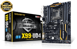 MAINBOARD GIGABYTE GA-X99 UD4. LGA 2011V3. DDR4x8 PCI EX 16X 3.0
