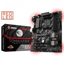 MAINBOARD MSI B350 TOMAHAWK. AMD RYZEN AM4. DDR4X4. HDMI/DVI/DSUB