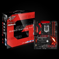 MAINBOARD ASROCK B250 GAMING K4. S-V-L. LGA1151. KABYLAKE. 6PCI+2M2