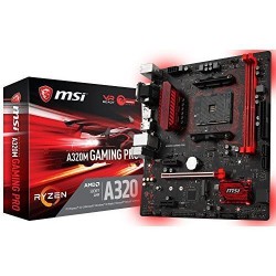 MAINBOARD MSI A320M GAMING PRO. AMD RYZEN AM4. DDR4x2. HDMI/DVI/DSUB