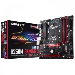 MAINBOARD GIGABYTE B250M GAMING 3. S-V-L. LGA1151. KABYLAKE. DDR4x4