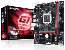 MAINBOARD GIGABYTE H110M GAMING 3. S-V-L. LGA1151.DDR4x2. DSUB/HDMI