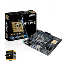 Mainboard Asus H110M-E Có cổng HDMI và cổng m2 (LGA1151/SKYLAKE/HDMI/DSUB)