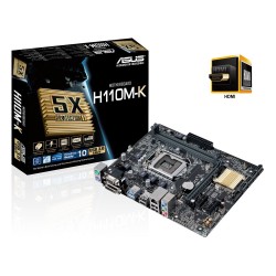 MAINBOARD ASUS H110MK. LGA1151. SKYLAKE. DDR4x2.
