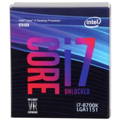 CPU INTEL CORE i7 8700K (3.7Ghz, 12MB Cache, LGA1151V2) COFFEELAKE
