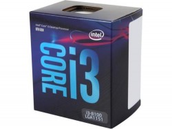 CPU INTEL CORE i3 8100 (3.6Ghz, 4C/4T, 6MB, LGA1151V2) COFFEELAKE