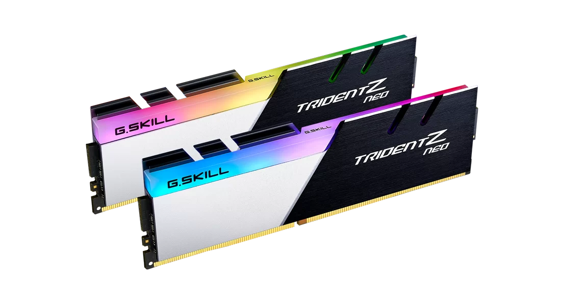 RAM DESKTOP DDR4 64GB 3600MHZ (2X32GB) G.SKILL TRIDENT Z NEO RGB (F4-3600C18D-64GTZN)