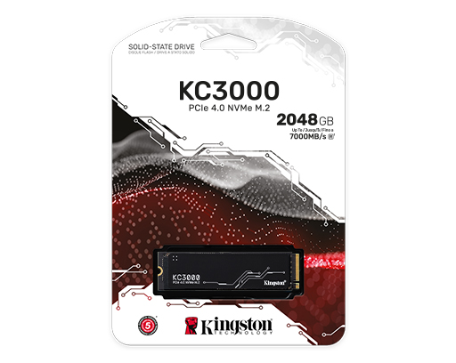 SSD KINGSTON KC3000 2048GB PCIE 4.0 NVME M.2