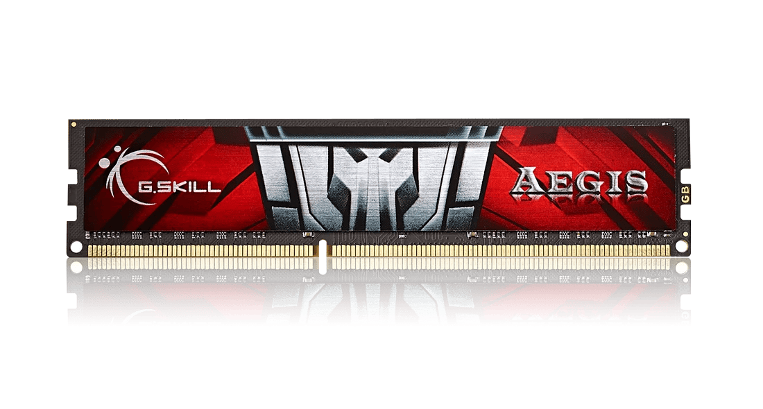 Bộ nhớ RAM Desktop DDR3 8GB Bus 1600Mhz GSKILL AEGIS (F3-1600C11S-8GIS)
