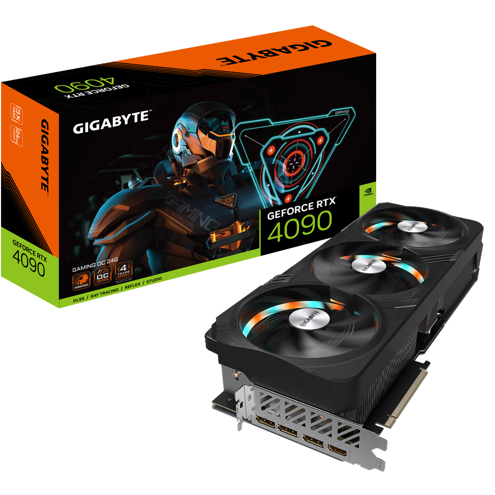 Card màn hình GIGABYTE GeForce RTX 4090 GAMING OC 24G (N4090GAMING OC-24GD)