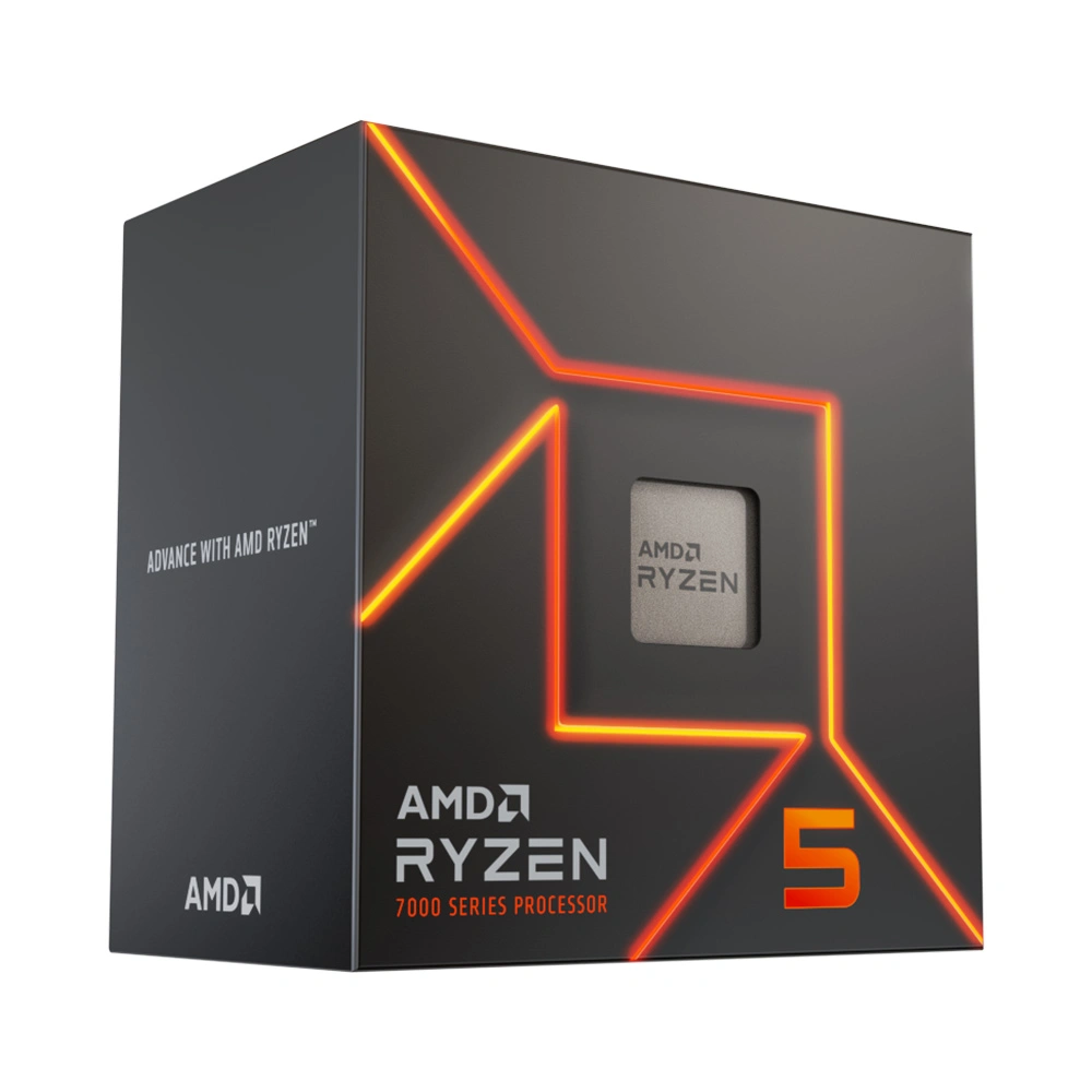 CPU AMD RYZEN 5 7600 (3.8GHZ UP TO 5.1GHZ, 6 NHÂN 12 LUỒNG, 38MB CACHE, 65W, SOCKET AM5, RADEON GRAPHICS)
