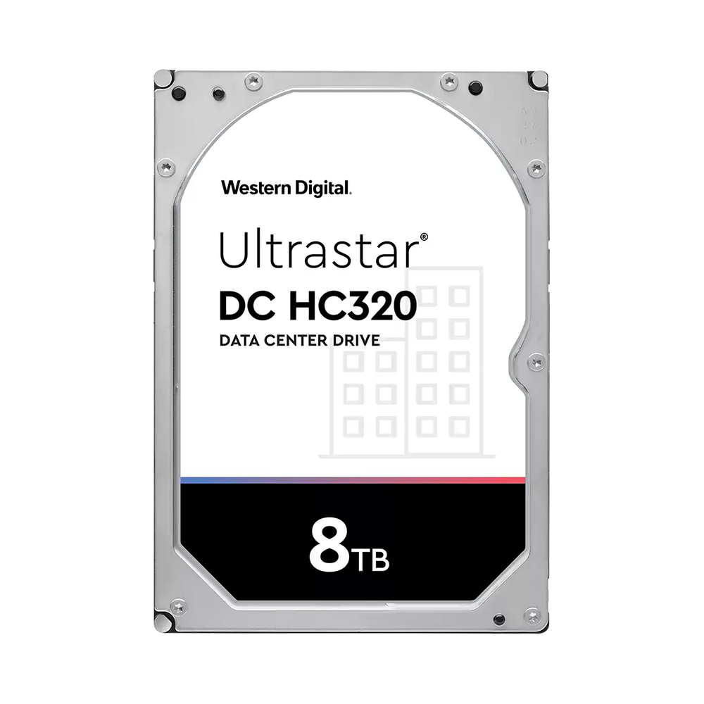 Ổ cứng HDD WD Enterprise Ultrastar 8TB DC HC320 SATA 6Gb/s, 3.5 inch, 256MB, 7200 RPM (HUS728T8TALE6L4)