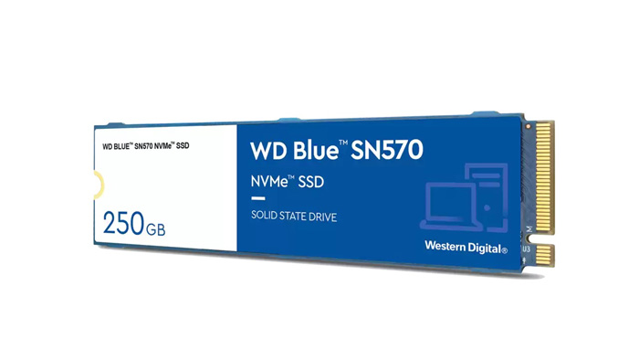 Ổ cứng SSD WD Blue SN570 250GB M.2 2280 NVMe PCIe Gen 3x4 (WDS250G3B0C)