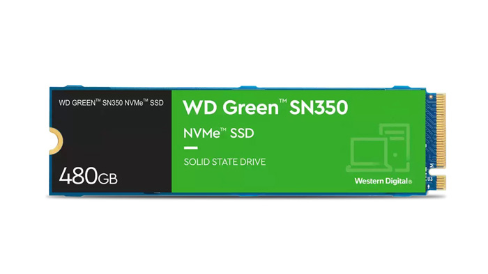 Ổ cứng SSD WD Blue SN350 480GB M.2 2280 NVMe PCIe Gen 3x4 (WDS480G2G0C)
