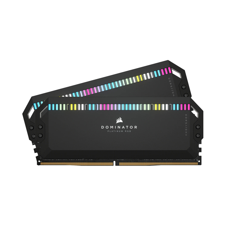 Ram Desktop Corsair DDR5 32GB (2x16GB) 5200MHz DOMINATOR Platinum RGB Black (CMT32GX5M2B5200C40)