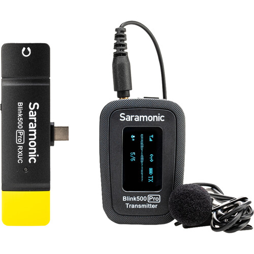 Micro thu âm không dây Saramonic Blink 500 Pro B5, dùng cho thiết bị USB-C (1 bộ thu + 1 bộ phát)