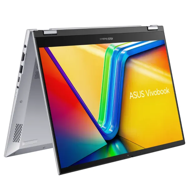 Laptop Asus VivoBook S 14 Flip TN3402YA-LZ192W (AMD R5-7530U, RAM 16GB, SSD 512GB, Màn Hình 14inch WUXGA, Windows 11, Vỏ nhôm màu bạc)