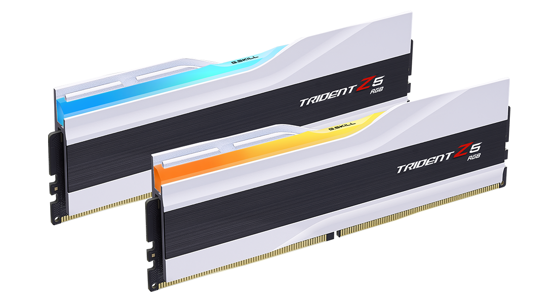 RAM Desktop DDR5 48GB (2x24GB) 7200MHz G.Skill Trident Z5 RGB White (F5-7200J3646F24GX2-TZ5RW)