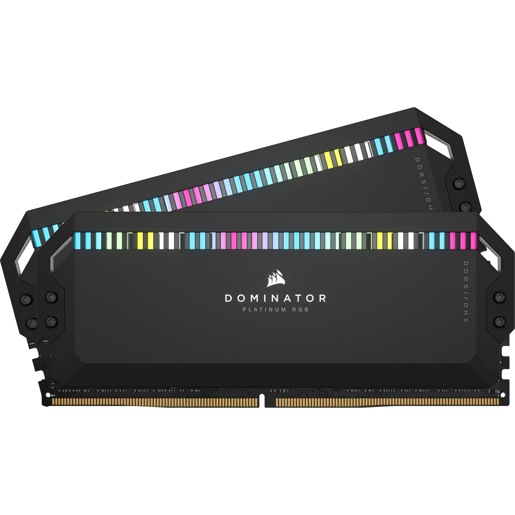 Ram Desktop DDR5 64GB (2x32GB) 6000MHz Corsair DOMINATOR Platinum RGB Black (CMT64GX5M2B6000C40)