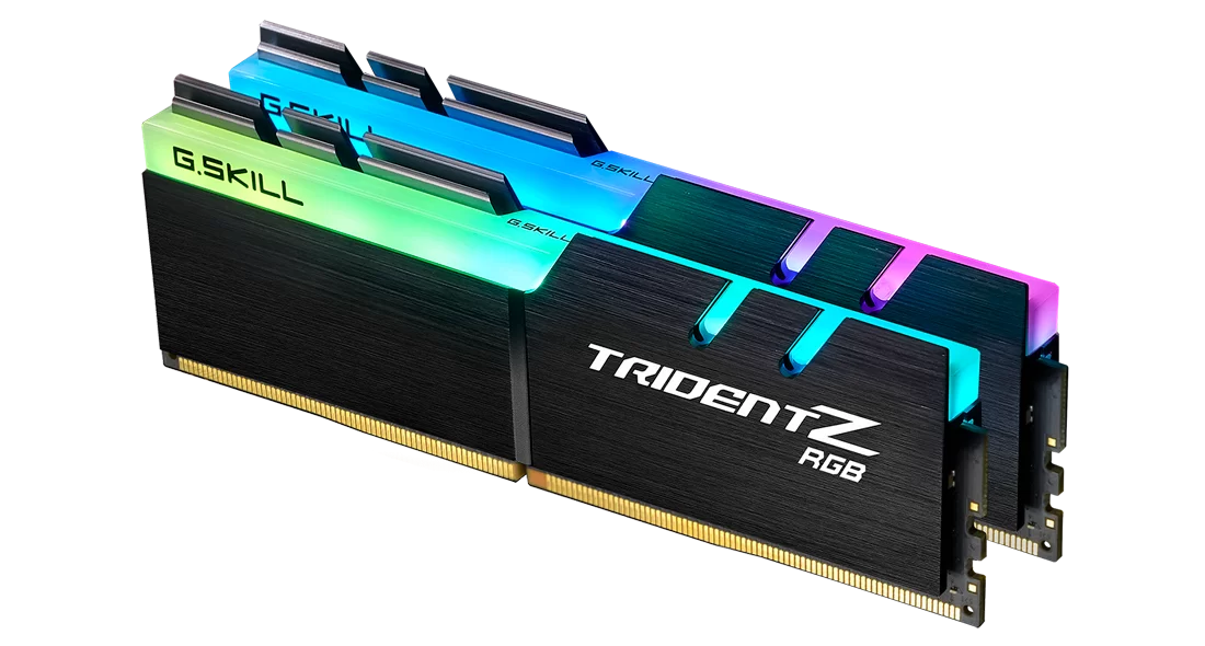 RAM DESKTOP DDR4 32GB (2X16GB) 3600MHZ G.SKILL TRIDENT Z RGB BLACK (F4-3600C18D-32GTZR)