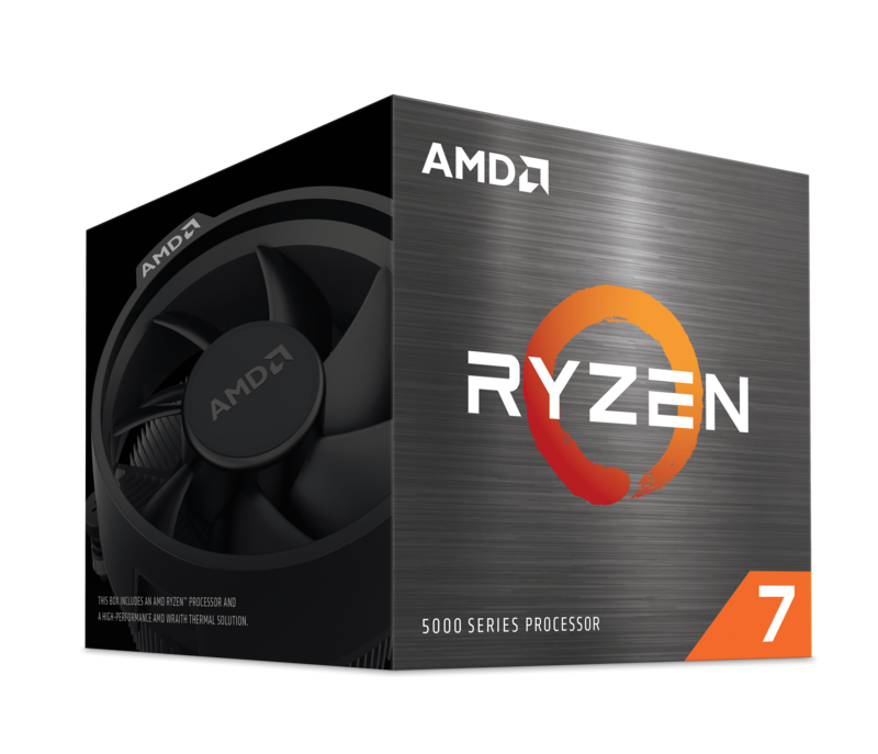 CPU AMD RYZEN 7 5700 (3.7GHZ UP TO 4.6GHZ, 8 NHÂN 16 LUỒNG, 20MB CACHE, 65W, SOCKET AM4, NO GPU)