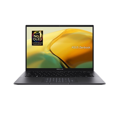 Laptop Asus Zenbook 14 OLED UM3402YA-KM405W (AMD Ryzen 5-7530U, RAM 16GB, SSD 512GB, AMD Radeon, Màn Hình 14 inch OLED WQXGA+, Windows 11, Màu Đen)