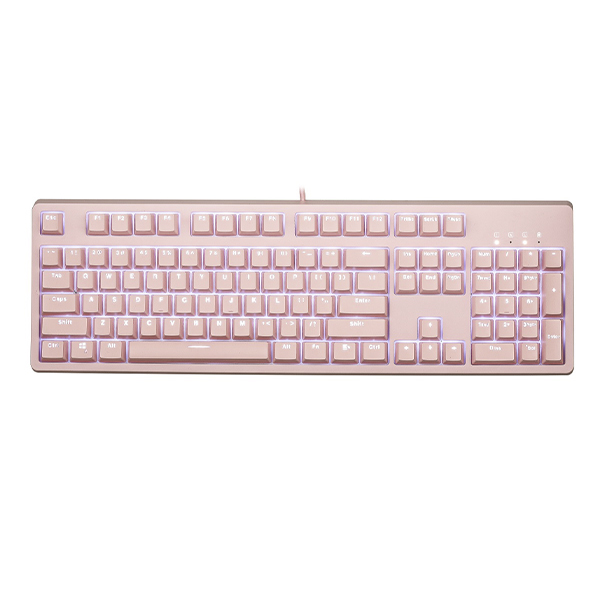 Bàn phím cơ EDRA EK3104 V2 Dream Pink Brown Switch (104 phím, USB-C, White LED)