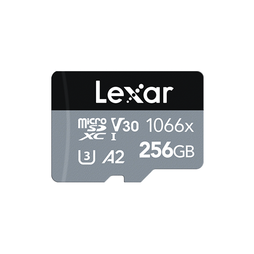 Thẻ nhớ MicroSDXC 256GB LEXAR 1066x SILVER Series 160MB/s (LMS1066256G-BNANG) UHS-I, U3, V30, A2