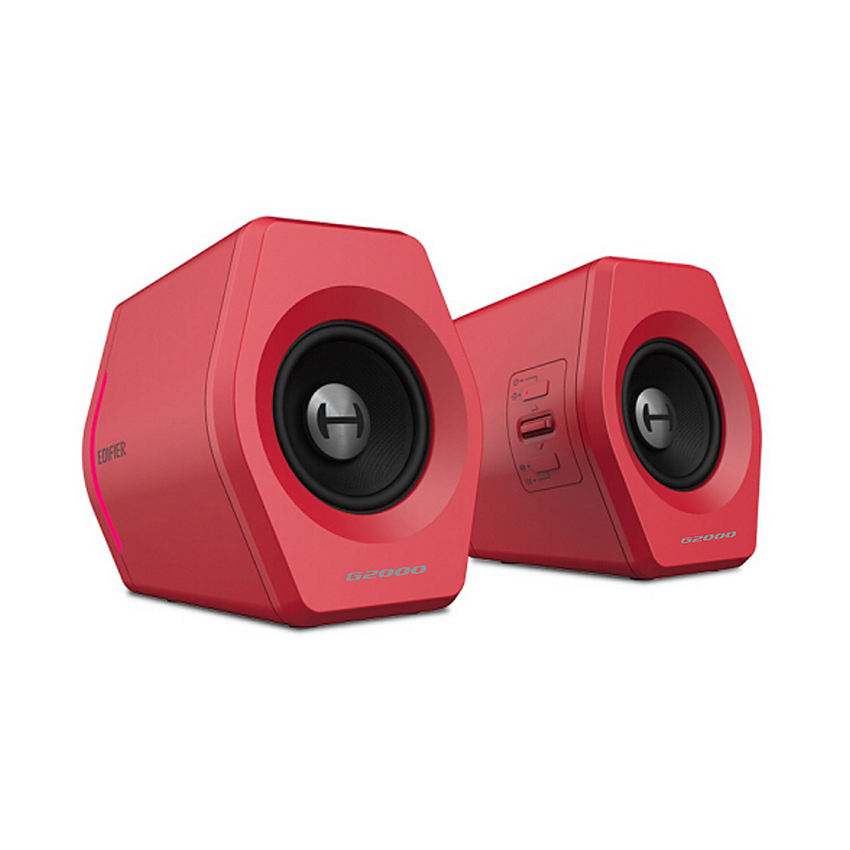 Loa Vi Tính 2.0 Bluetooth EDIFIER G2000 Red (16W, Bluetooth 5.1, AUX, USB, LED RGB)