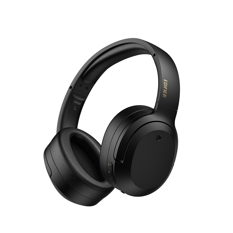 Tai Nghe Không Dây Over-ear Edifier W820NB Plus Black (Bluetooth 5.2, USB-C, Pin 49h, ANC, Hi-Res Audio Wireless)