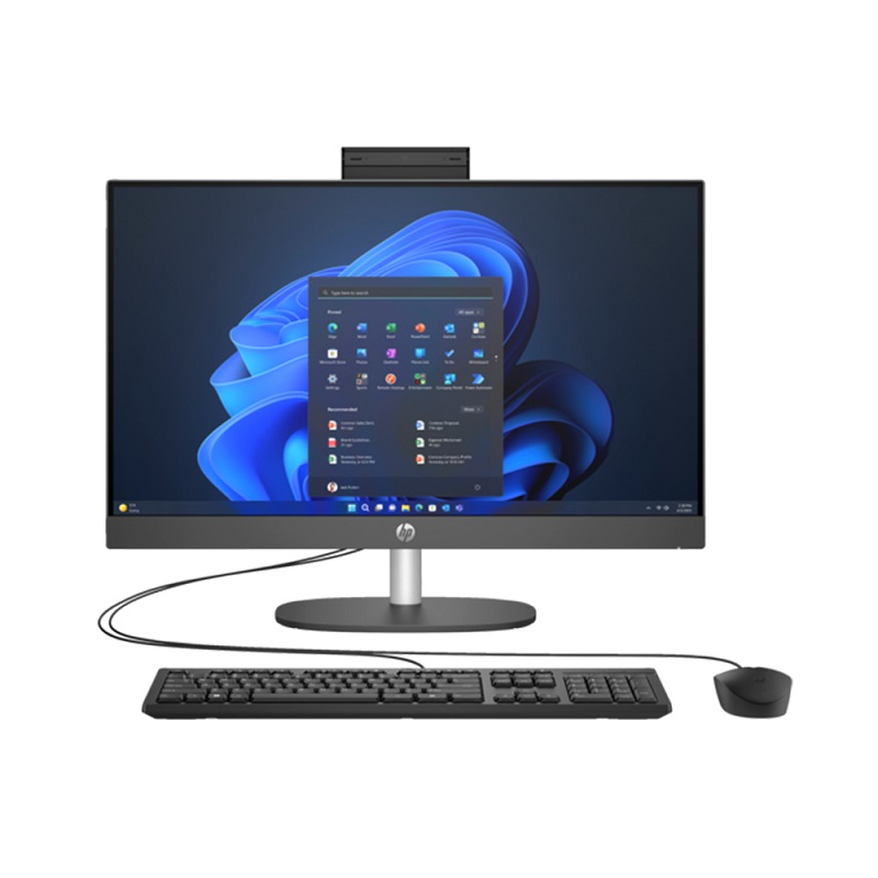 Máy Tính All in one HP ProOne 240 G10 8W310PA (Intel Core i7-1355U, RAM 8GB, SSD 512GB, Intel Iris Xe, Màn Hình 23.8 inch FullHD, Windows 11, Màu Đen)