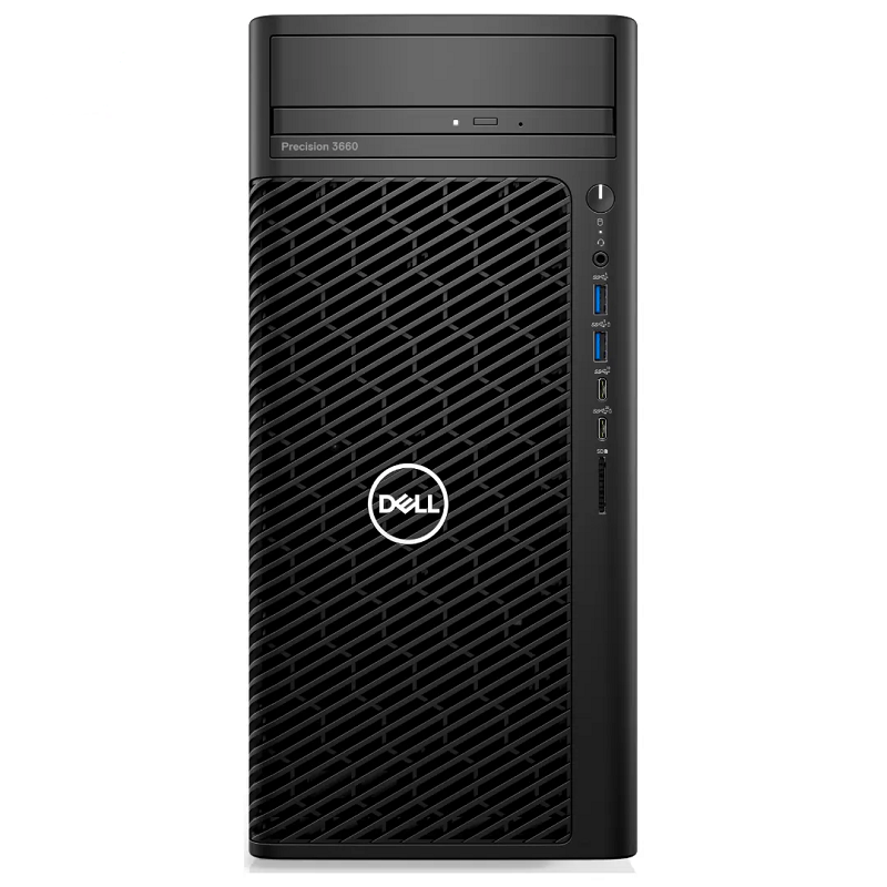 Máy Tính Trạm Workstation Dell Precision 3660 Tower (42PT3660D22) (Intel Core I9-13900, RAM 16GB, SSD 256GB, HDD 1TB, NVIDIA T1000 4GB, PSU 500W, Ubuntu Linux)